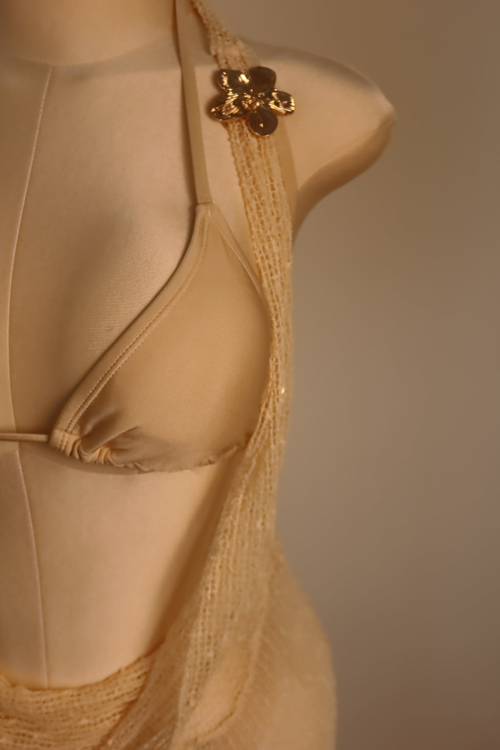The "Sand Dollar" Off-White Bikini Set