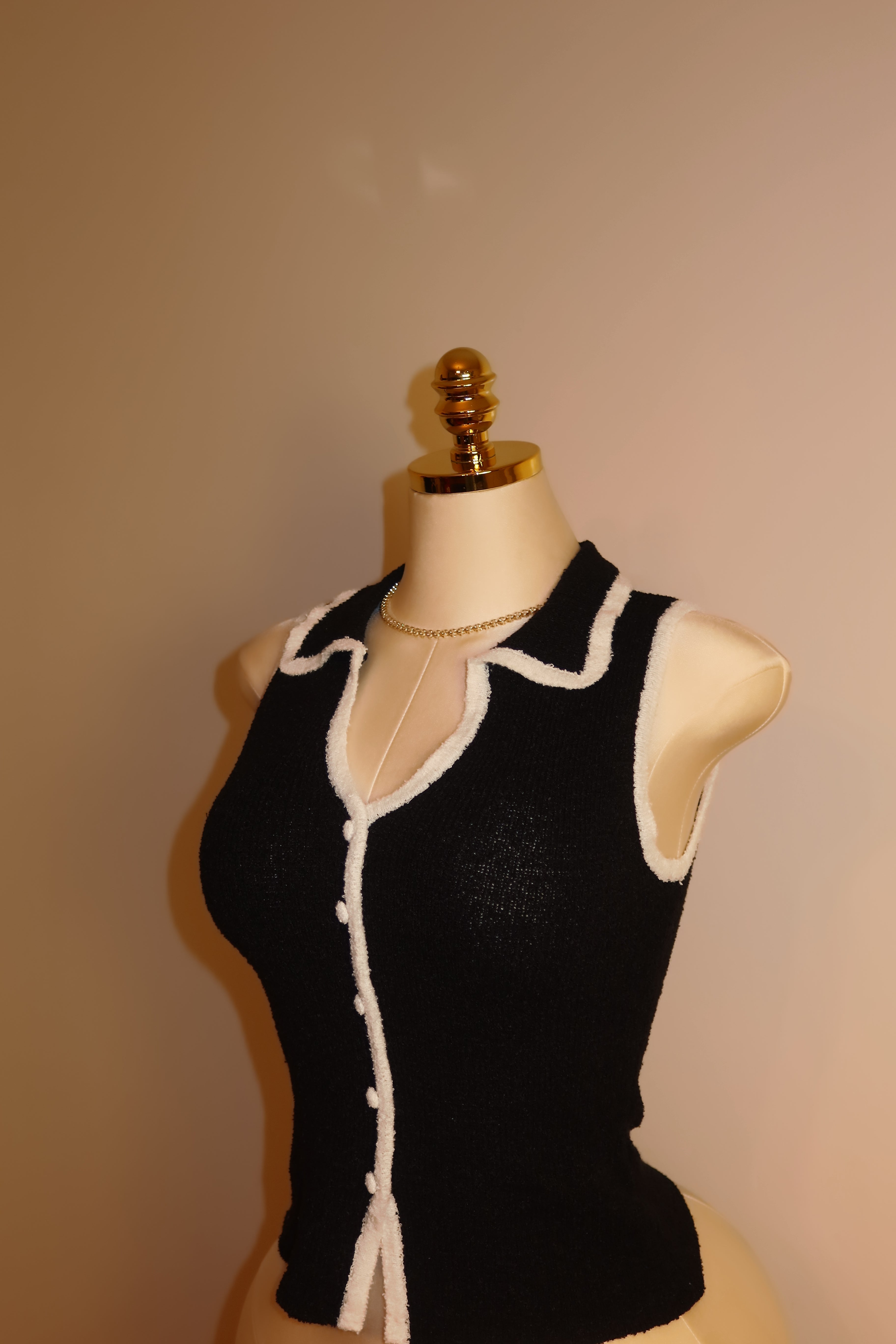 Signature V-Neck Button-Down Sweater Vest