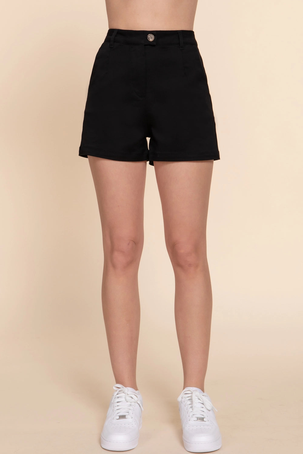 Essential High-Waist Pocket Shorts